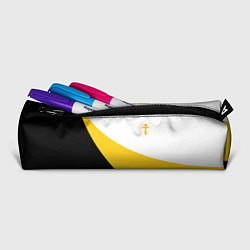 Пенал для ручек Сокрушу пред ним врагов его малый желтый крест Ник, цвет: 3D-принт — фото 2