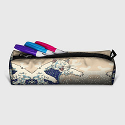 Пенал для ручек Большой котик в Канагаве, цвет: 3D-принт — фото 2