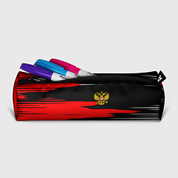 Пенал для ручек Россия полосы краски, цвет: 3D-принт — фото 2