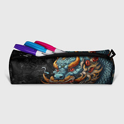 Пенал для ручек Дракон в стиле японской татуировки ирезуми, цвет: 3D-принт — фото 2