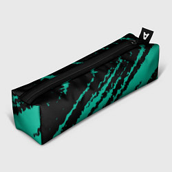 Пенал для ручек The color is black and turquoise, цвет: 3D-принт