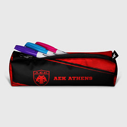 Пенал для ручек AEK Athens - red gradient по-горизонтали, цвет: 3D-принт — фото 2