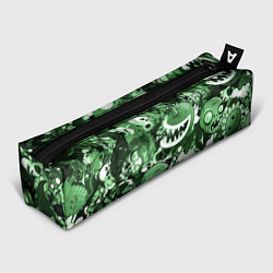 Пенал для ручек Растения против зомби в зеленом цвете, цвет: 3D-принт