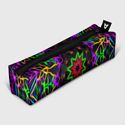 Пенал для ручек Неоновая геометрия узоры, цвет: 3D-принт
