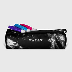 Пенал для ручек Ведьмак лого серые краски, цвет: 3D-принт — фото 2