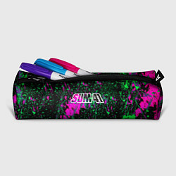 Пенал для ручек Sum 41 неоновые краски, цвет: 3D-принт — фото 2