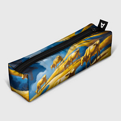 Пенал для ручек Желтые коровы, цвет: 3D-принт