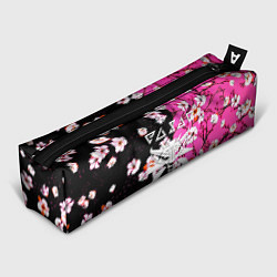 Пенал для ручек Ведьмак паттерн сакура, цвет: 3D-принт