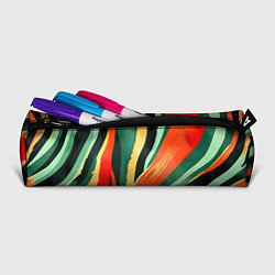 Пенал для ручек Тропическая жаркая абстракция, цвет: 3D-принт — фото 2