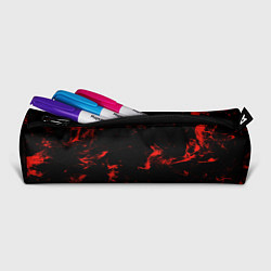 Пенал для ручек Color red black, цвет: 3D-принт — фото 2