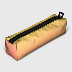 Пенал для ручек Градиент нежный жёлто-розовый, цвет: 3D-принт