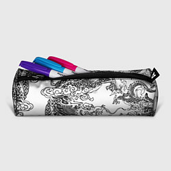Пенал для ручек Татуировка дракона на белом, цвет: 3D-принт — фото 2