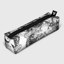 Пенал Татуировка дракона на белом