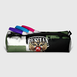 Пенал для ручек Русский ММА на фоне герба России, цвет: 3D-принт — фото 2