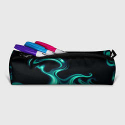 Пенал для ручек Color turquoise black, цвет: 3D-принт — фото 2