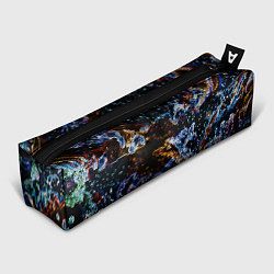 Пенал для ручек Звёздно-кислотная абстракция, цвет: 3D-принт