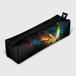 Пенал для ручек Космический неоновый разлом, цвет: 3D-принт