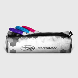 Пенал для ручек Subaru - white gradient по-горизонтали, цвет: 3D-принт — фото 2