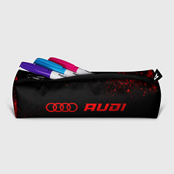 Пенал для ручек Audi - red gradient по-горизонтали, цвет: 3D-принт — фото 2