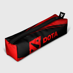 Пенал для ручек Dota - red gradient по-горизонтали, цвет: 3D-принт