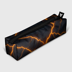 Пенал для ручек Молнии и черные плиты, цвет: 3D-принт
