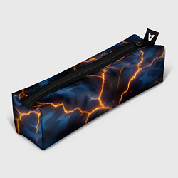 Пенал для ручек Молния на камуфляжной текстуре, цвет: 3D-принт