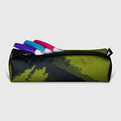 Пенал для ручек Абстрактная текстура в зеленом, цвет: 3D-принт — фото 2