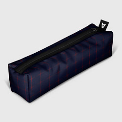 Пенал для ручек Color dark blue red crosses, цвет: 3D-принт