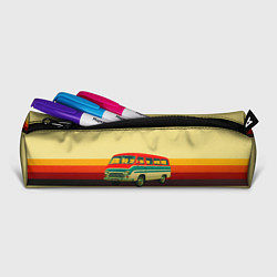 Пенал для ручек Ретро автобус РАФ-977 поп-арт, цвет: 3D-принт — фото 2