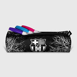 Пенал для ручек Barcelona деревья белые ночь, цвет: 3D-принт — фото 2