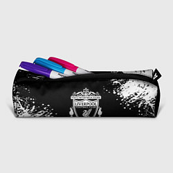 Пенал для ручек Liverpool белые краски текстура, цвет: 3D-принт — фото 2