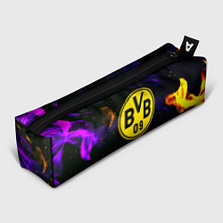 Пенал для ручек Borussia огненный стиль, цвет: 3D-принт