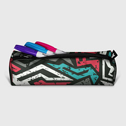 Пенал для ручек Геометрический узор, цвет: 3D-принт — фото 2