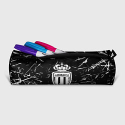 Пенал для ручек Монако белые штрихи красок, цвет: 3D-принт — фото 2