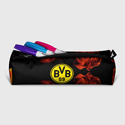 Пенал для ручек Borussia огонь текстура, цвет: 3D-принт — фото 2