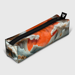 Пенал для ручек Японский пейзаж абстракция, цвет: 3D-принт