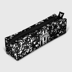 Пенал Ювентус белые краски текстура