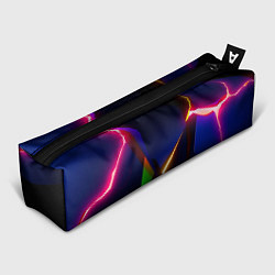 Пенал для ручек Neon colored geometric, цвет: 3D-принт