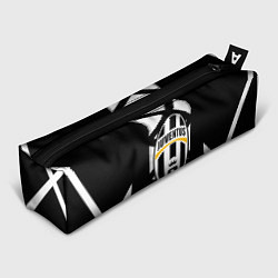 Пенал для ручек Ювентус геометрия полосы линии, цвет: 3D-принт