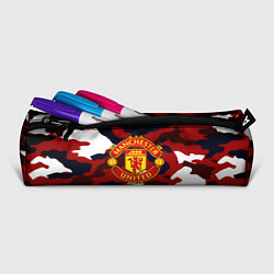 Пенал для ручек Манчестер Юнайтед камуфляж, цвет: 3D-принт — фото 2