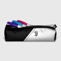 Пенал для ручек Ювентус геометрия полосы текстура, цвет: 3D-принт — фото 2