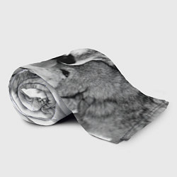 Плед флисовый Волчья семья, цвет: 3D-велсофт — фото 2