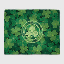 Плед флисовый Ireland, Happy St. Patricks Day, цвет: 3D-велсофт