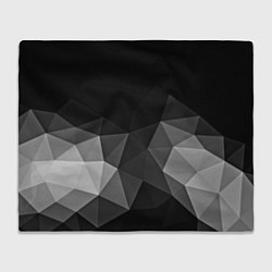 Плед флисовый Abstract gray, цвет: 3D-велсофт
