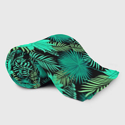 Плед флисовый Tropical pattern, цвет: 3D-велсофт — фото 2