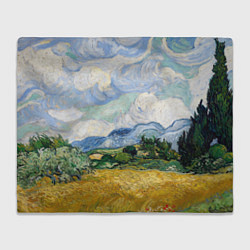 Плед флисовый Ван Гог Картина, цвет: 3D-велсофт