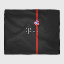 Плед флисовый Bayern FC: Black 2018, цвет: 3D-велсофт