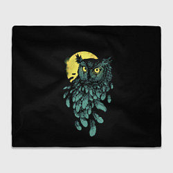 Плед Филин - светящиеся глаза