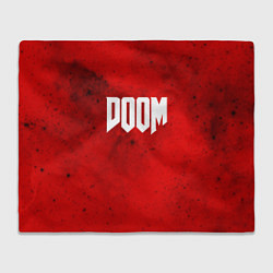 Плед флисовый DOOM: Marsian Blood, цвет: 3D-велсофт