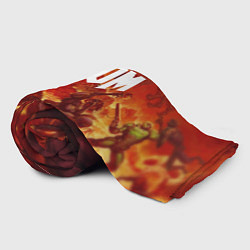 Плед флисовый DOOM: Hellfire, цвет: 3D-велсофт — фото 2